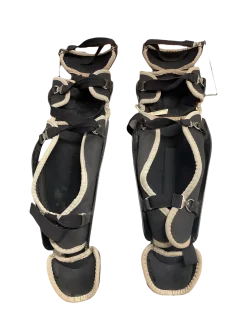Used Under Armour UALG2-SRVS Catchers Leg Guards Black Junior