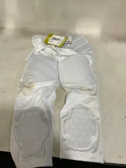 Used Under Armour Youth FB Integrated Pants White SM