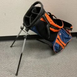 Used US Kids Jr Stand Bag Navy Blue And Orange