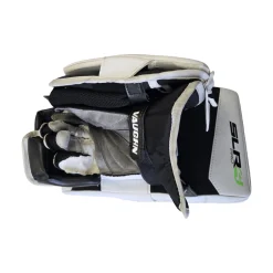 Used Vaughn SLR 4 PRO GOALIE BLOCKER REGULAR Senior Goalie Blocker White