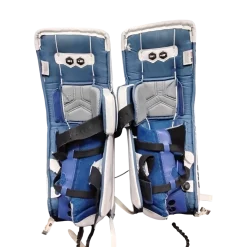Used Vaughn VE8 Goalie Leg Pads Inter Royal Blue 31
