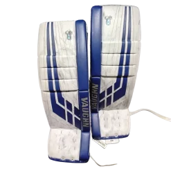 Used Vaughn VE8 Goalie Leg Pads Inter Royal Blue 31