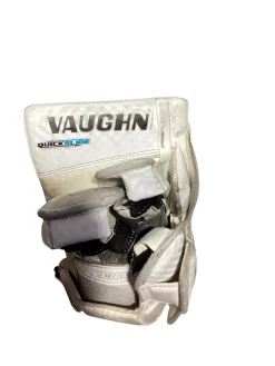 Used Vaughn VELOCITY V9 Junior Goalie Blocker White