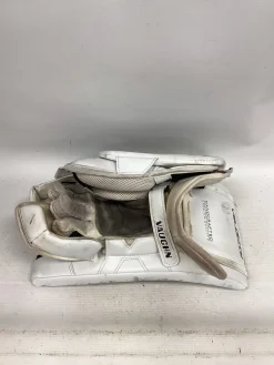 Used Vaughn VELOCITY V10 Senior Goalie Blocker White