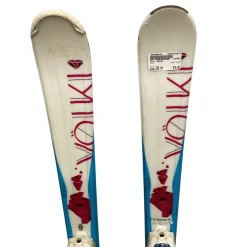 Used Volkl CHICA Girls DH Ski/Binding Pink 120 cm