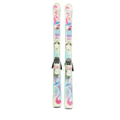 Used Volkl CHICA Girls DH Ski/Binding White 120 cm
