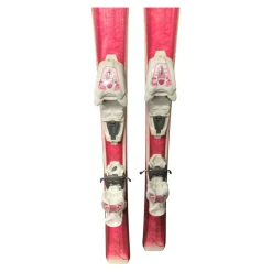 Used Volkl CHICA Girls DH Ski/Binding Pink 110 cm