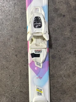 Used Volkl CHICA Girls DH Ski/Binding Pink 130 cm