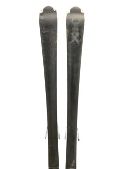 Used Volkl FLAIR JR 110CM Girls DH Ski/Binding White And Royal Blue 110 cm
