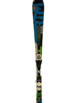 Used Volkl RTM Boys DH Ski/Binding Royal Blue 140 cm