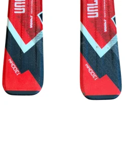 Used Volkl UNLIMITED Boys DH Ski/Binding Red 130 cm