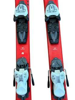 Used Volkl UNLIMITED Boys DH Ski/Binding Red 130 cm