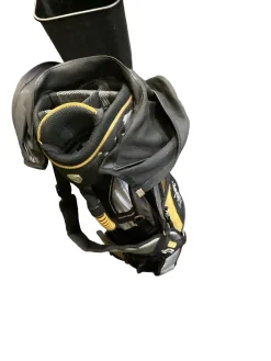 Used Walter Hagen HAGEN JR SERIES III Jr Stand Bag Yellow And Grey