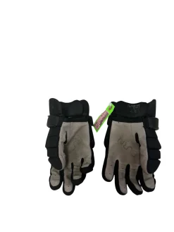 Used Warrior BURN NEXT Lacrosse Gloves Junior Black 10"