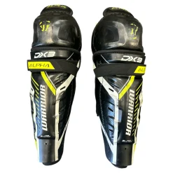 Used Warrior DX3 Junior Shin Guards Black 11"