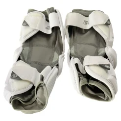 Used Warrior EVO PRO Lacrosse Arm Pads/Guards White MD