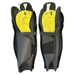 Used Warrior LX 40 Senior Shin Guards Black 16"