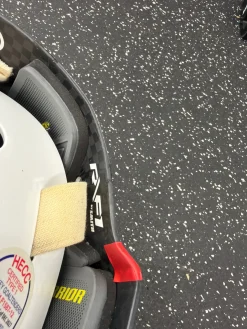 Used Warrior RF1PRO Senior Goalie Helmet/Mask White One Size