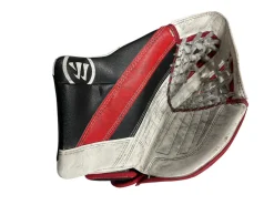 Used Warrior RG4 Junior Goalie Blocker Red