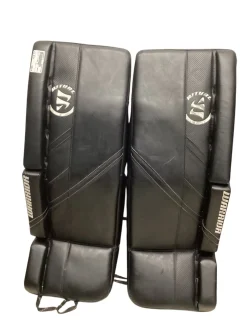 Used Warrior RITUAL G5 Goalie Leg Pads Senior Black 30