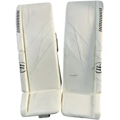 Used Warrior RXG7.1 Goalie Leg Pads Senior White 35"