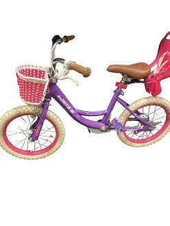 Used WEIZE GIRLS W/BASKET Cruiser Bike Girls White 16