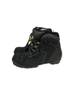 Used Whitewoods Boys NNN XC Ski Boots Black W 06 / JR 04-04.5