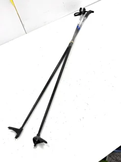Used Whitewoods CROSS TRAIL Mens XC Ski Poles Black 135 cm / 54 in