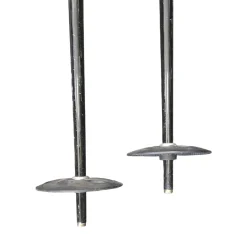 Used Whitewoods ICE POLES 120CM/48IN Mens DH Ski Pole Black 120 cm / 48 in