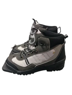 Used Whitewoods Mens 75MM XC Ski Boots Black W 07-07.5 / JR 05.5-06