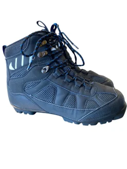 Used Whitewoods Mens NNN XC Ski Boots Black M 07-07.5 / W 08-08.5