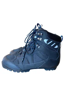 Used Whitewoods Mens NNN XC Ski Boots Black M 07-07.5 / W 08-08.5