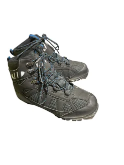 Used Whitewoods Mens NNN XC Ski Boots Black W 06.5-07 / JR 4.5-05