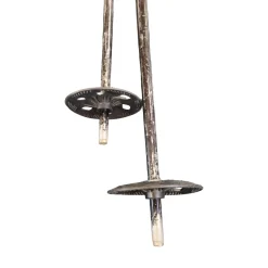 Used WHITEWOODS POLES 46IN Mens DH Ski Pole White 115 cm / 46 in