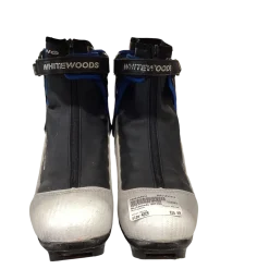Used Whitewoods RACING Womens NNN XC Ski Boots White M 07-07.5 / W 08-08.5
