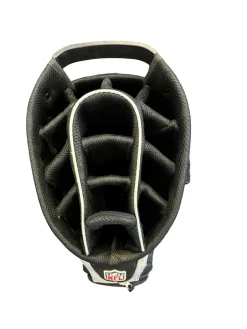 Used Wilson CAROLINA PANTHERS Mens Cart Bag Black