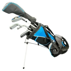 Used Wilson PROFILE Jr Package Set LH Royal Blue 6 Piece