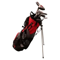 Used Wilson SGI PROFILE Mens Package Set RH Black And Red 9 Piece