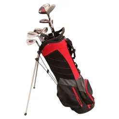 Used Wilson SGI PROFILE Mens Package Set RH Black And Red 9 Piece