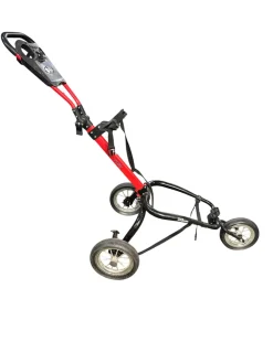 Used Wilson TRIO Golf Cart Black And Red 3 Wheel