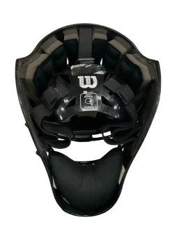 Used Wilson WTA558000SM Catchers Helmet w/Mask Black SM