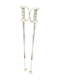 Used WORLD CUP Womens DH Ski Pole White 115 cm / 46 in