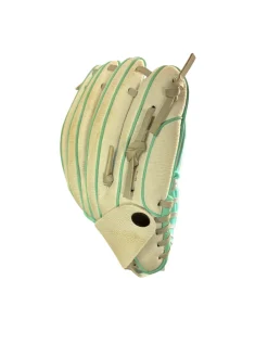 Used Worth A200 LH Throw Fastpitch Gloves White 10"