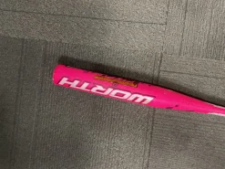 Used Worth AMP BB/SB Fastpitch Bat Pink 28