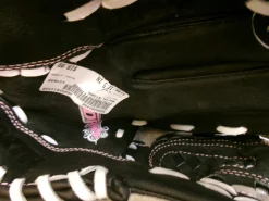 Used Worth STORM LH Throw Fastpitch Gloves Black 11 1/2