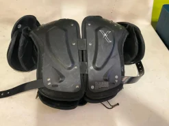 Used Xenith XFLEXION FLYTE FB Shoulder Pads Black MD