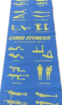 Used Yoga Mat Royal Blue