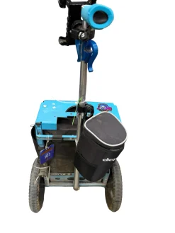 Used ZUCA DYNAMIC DISC Wheeled Disc Golf Cart w/ Bag - Bag is Damaged